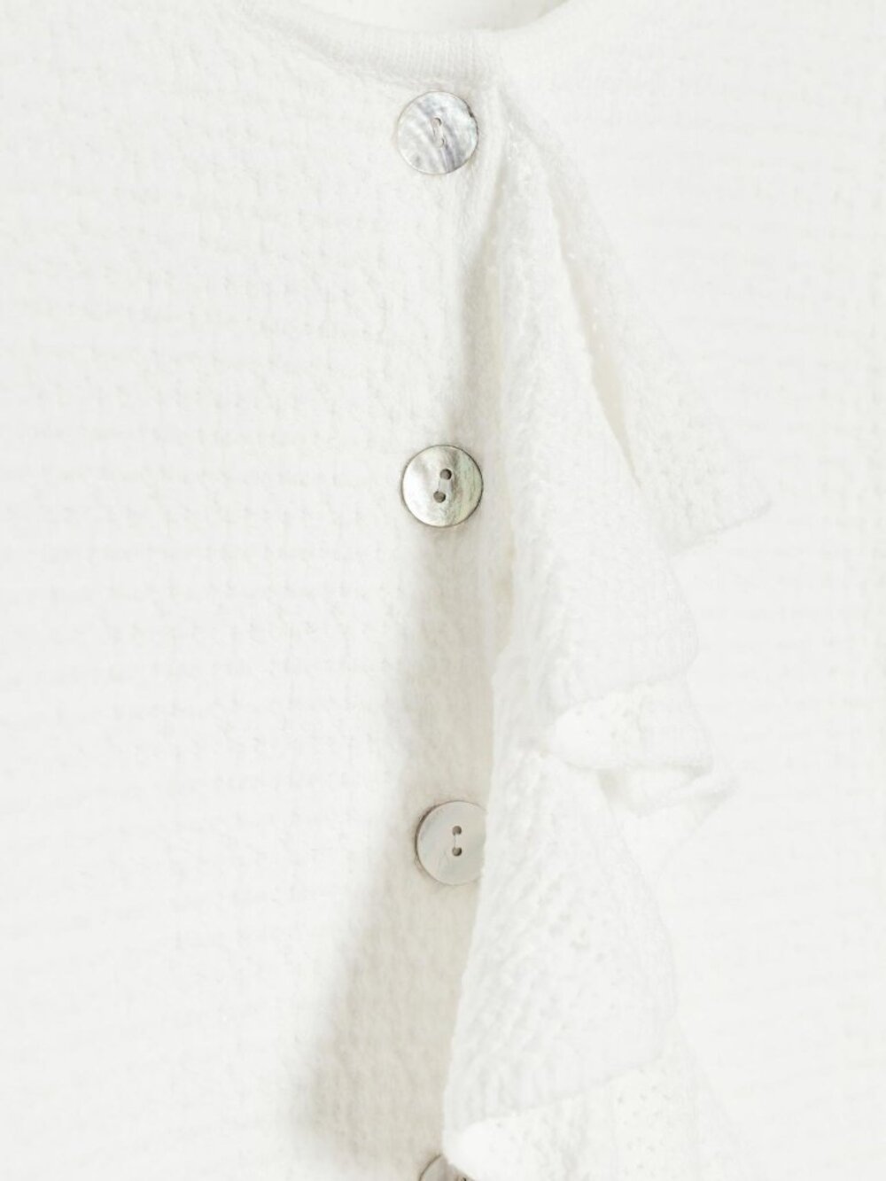 ZARA RUFFLE KNIT TOP - Picture 5 of 6